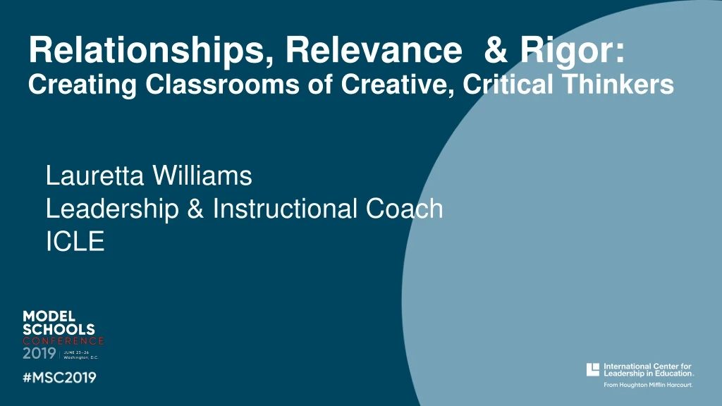 relationships relevance rigor creating classrooms