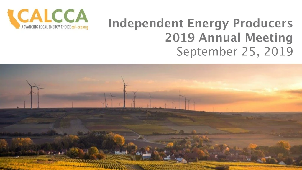 independent energy producers 2019 annual meeting