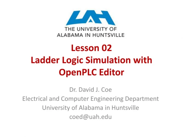 Lesson 02 Ladder Logic Simulation with OpenPLC Editor