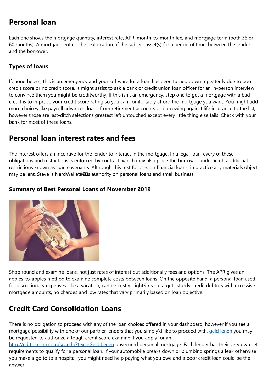 personal loan