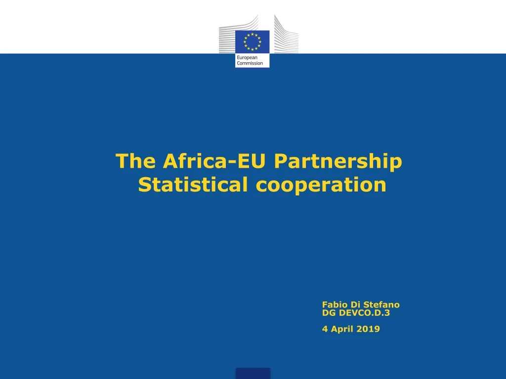 the africa eu partnership statistical cooperation