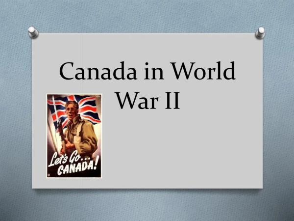 Canada in World War II