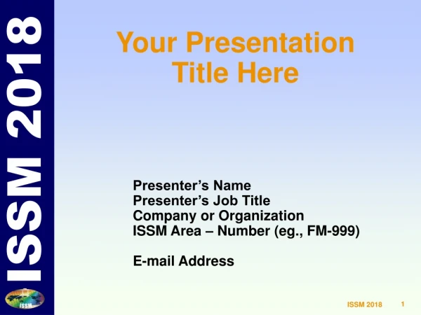 Your Presentation Title Here