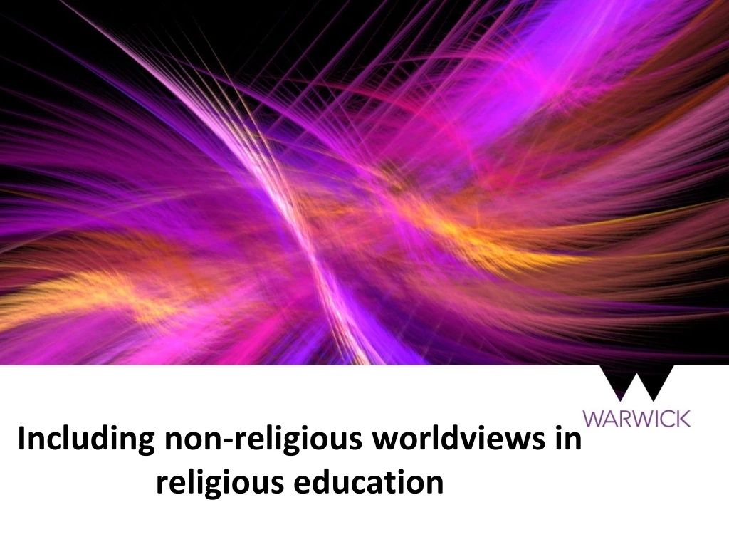 including non religious worldviews in religious education