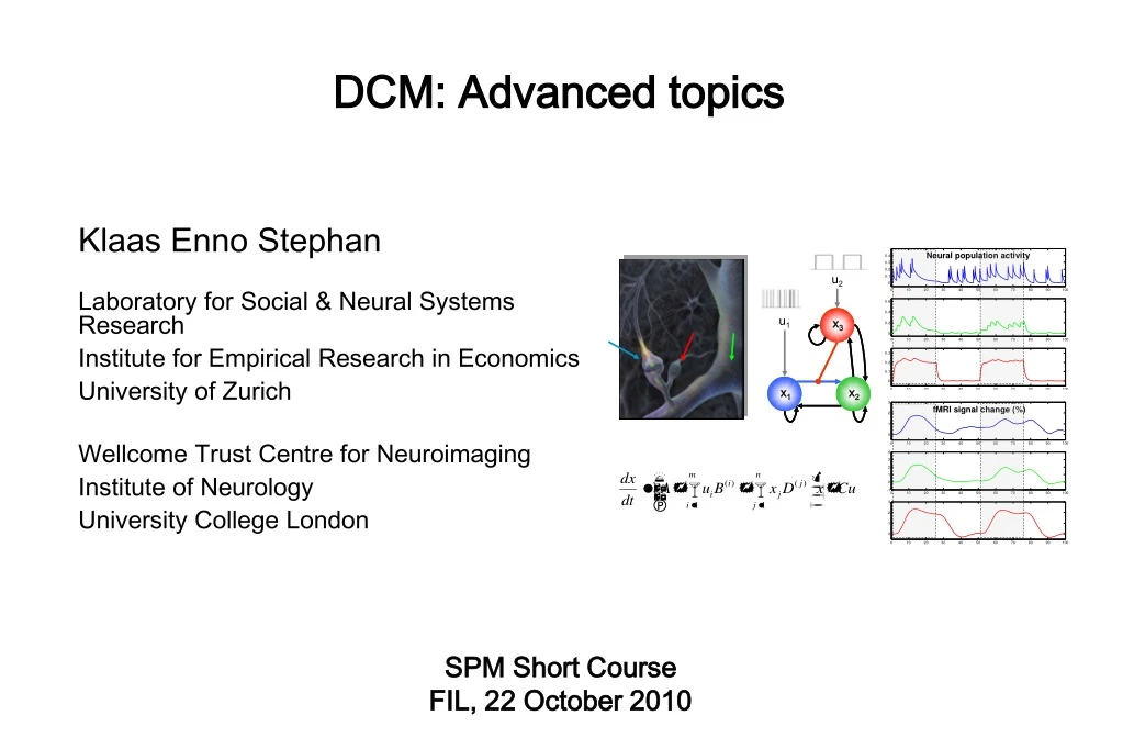 dcm advanced topics