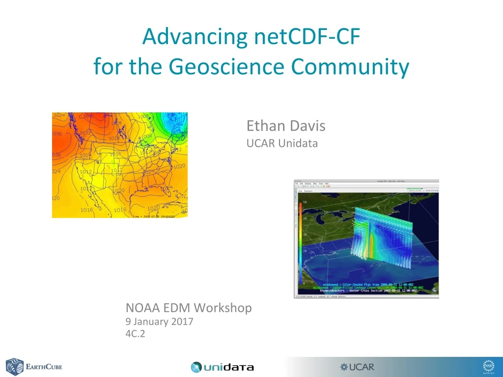 advancing netcdf cf for the geoscience community