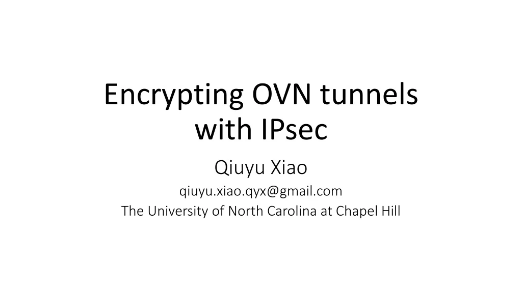 encrypting ovn tunnels with ipsec