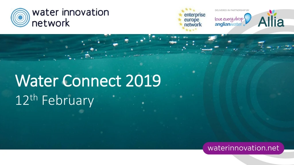 water connect 2019 12 th february