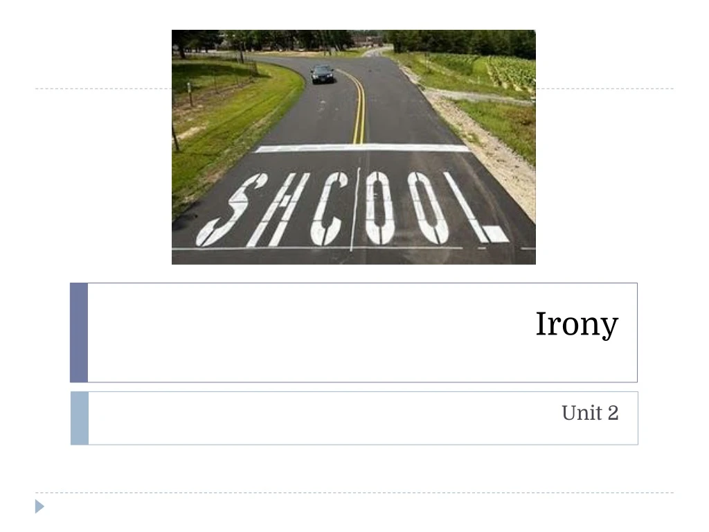 irony