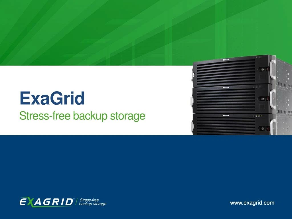 exagrid stress free backup storage