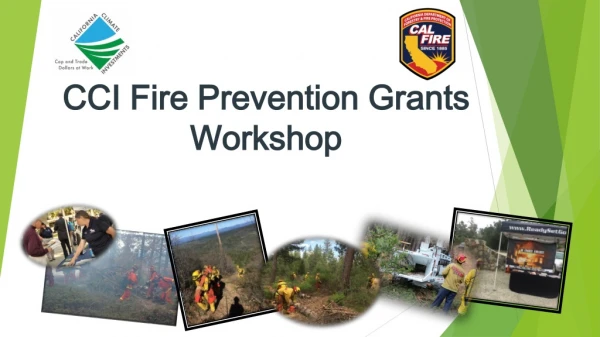 CCI Fire Prevention Grants Workshop