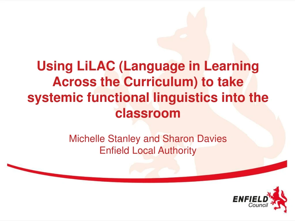 using lilac language in learning across