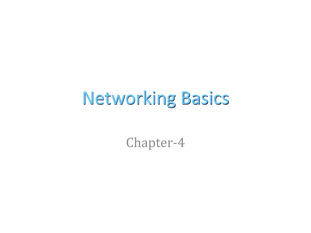 networking basics