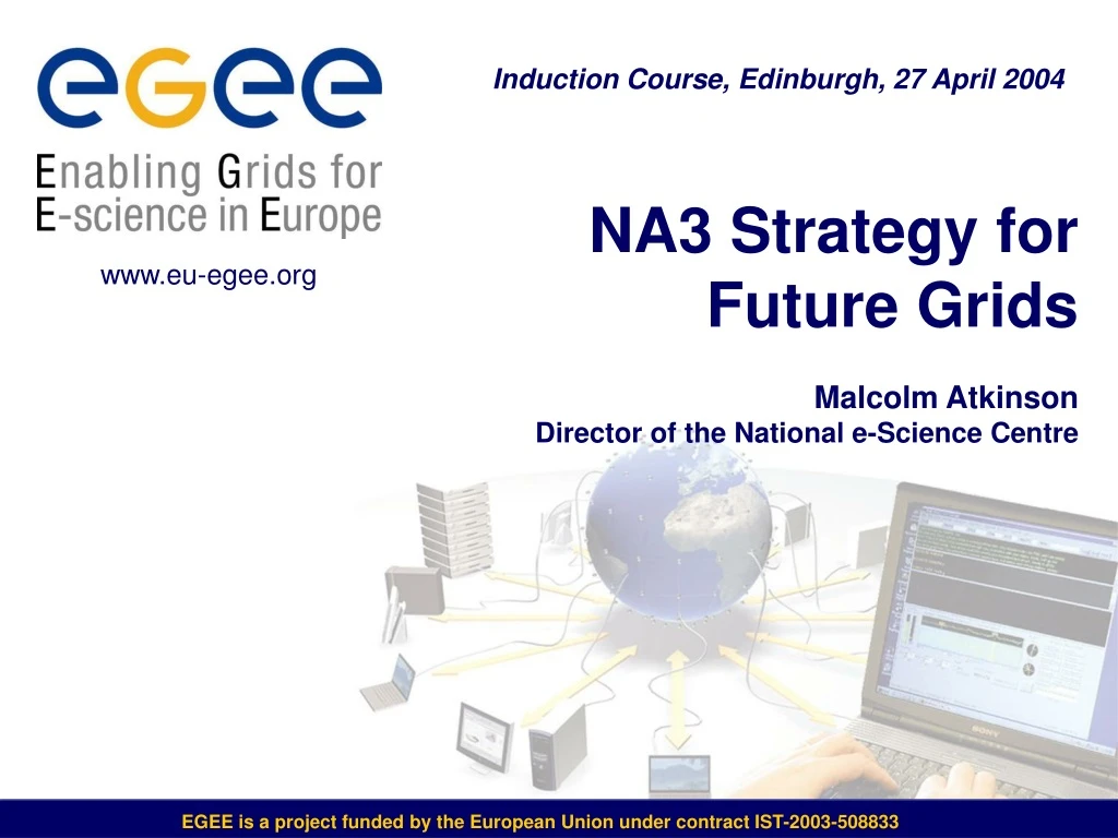 na3 strategy for future grids malcolm atkinson director of the national e science centre