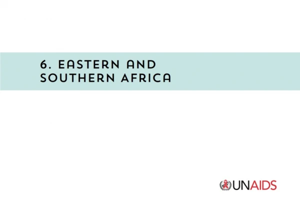 Progress towards the 90–90–90 treatment target, eastern and southern Africa , 2016