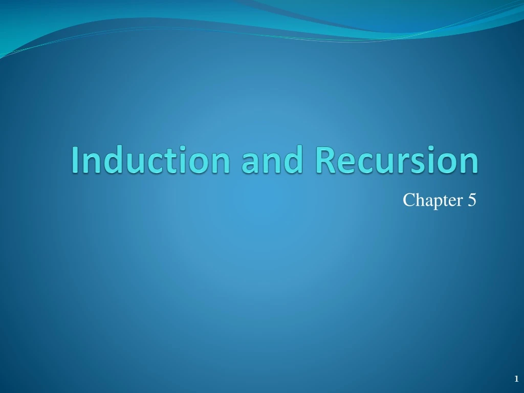 induction and recursion