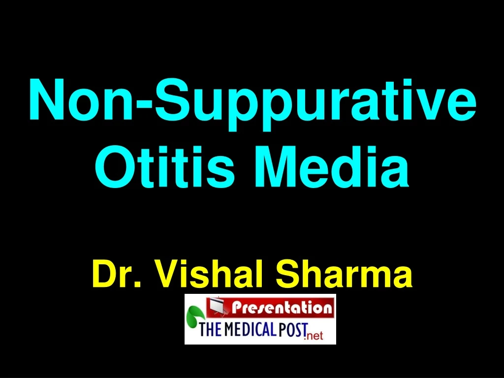 non suppurative otitis media