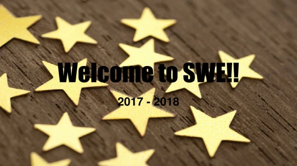Welcome to SWE!!