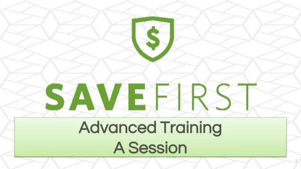 Advanced Training A Session