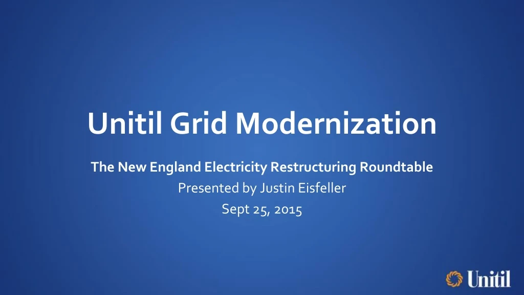 unitil grid modernization