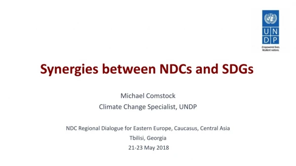 Synergies between NDCs and SDGs