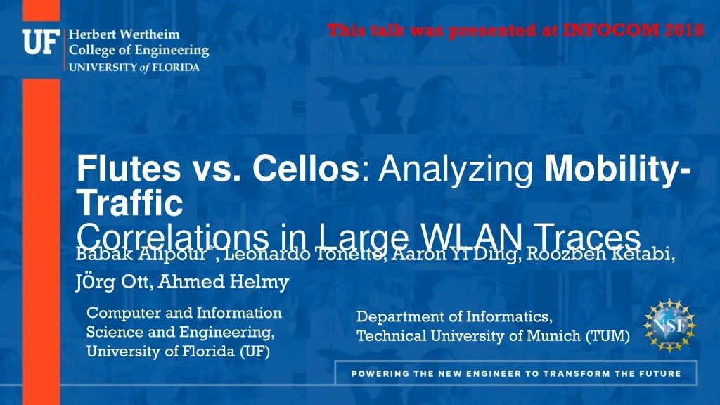 flutes vs cellos analyzing mobility traffic correlations in large wlan traces