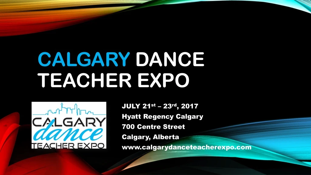 calgary dance teacher expo