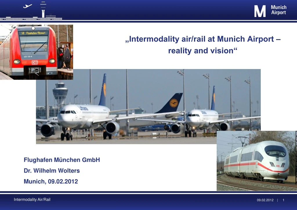 intermodality air rail at munich airport reality