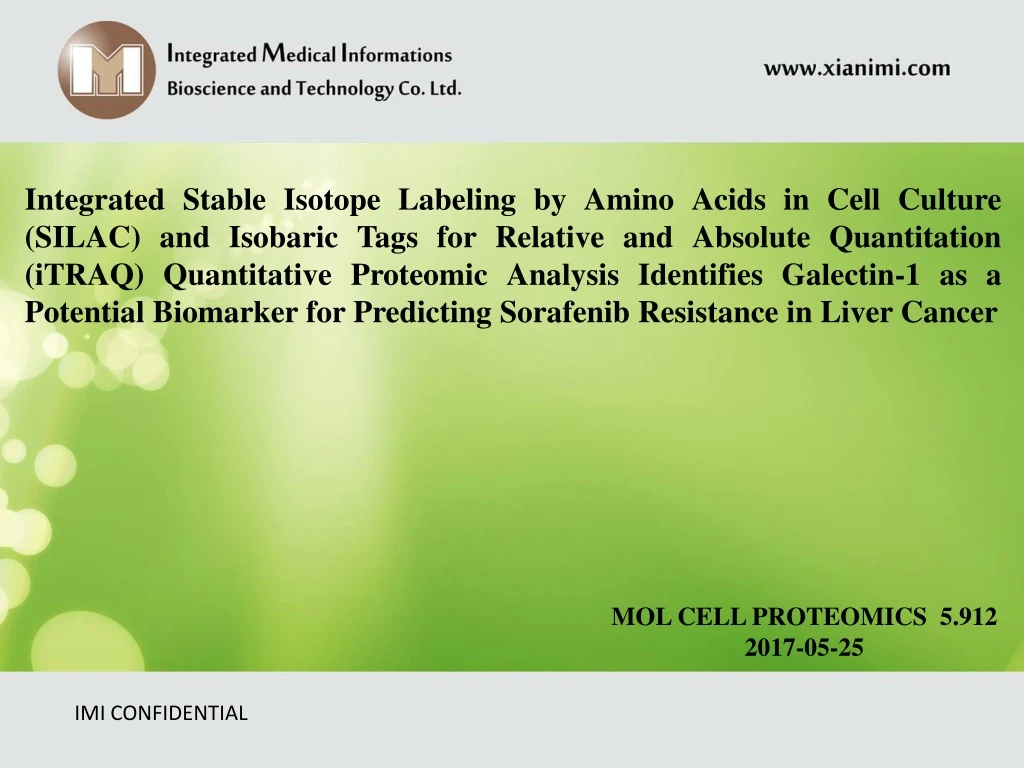 integrated stable isotope labeling by amino acids