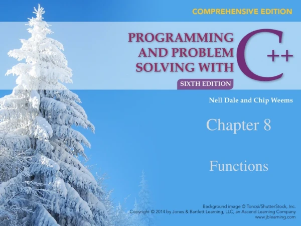 Chapter 8 Functions