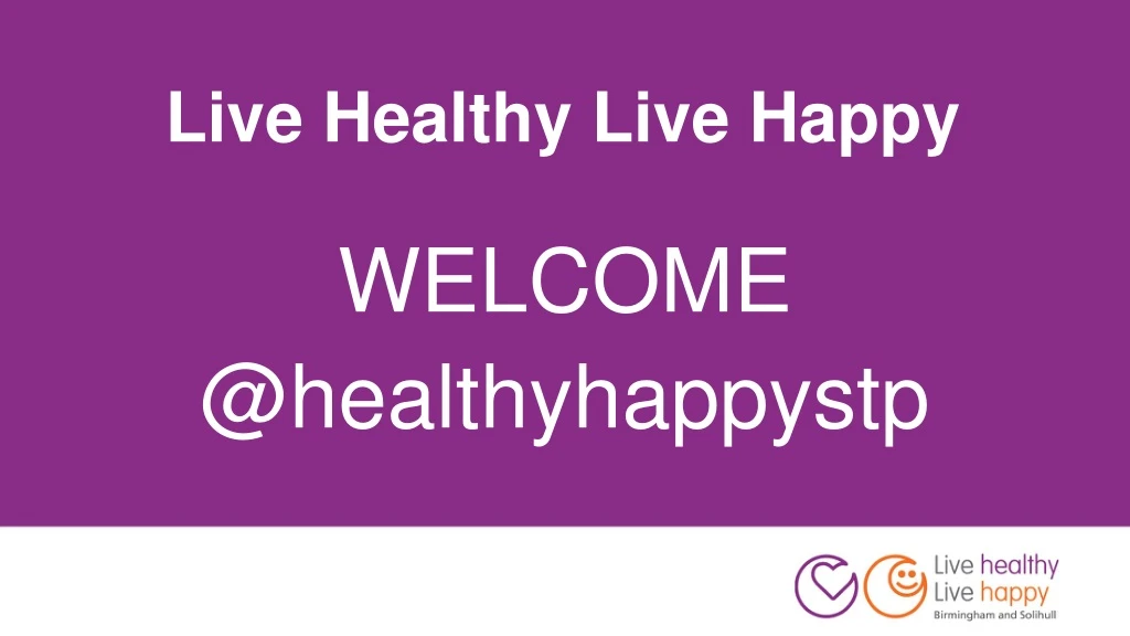 welcome @ healthyhappystp