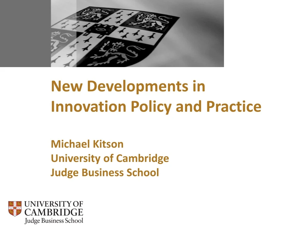 new developments in innovation policy