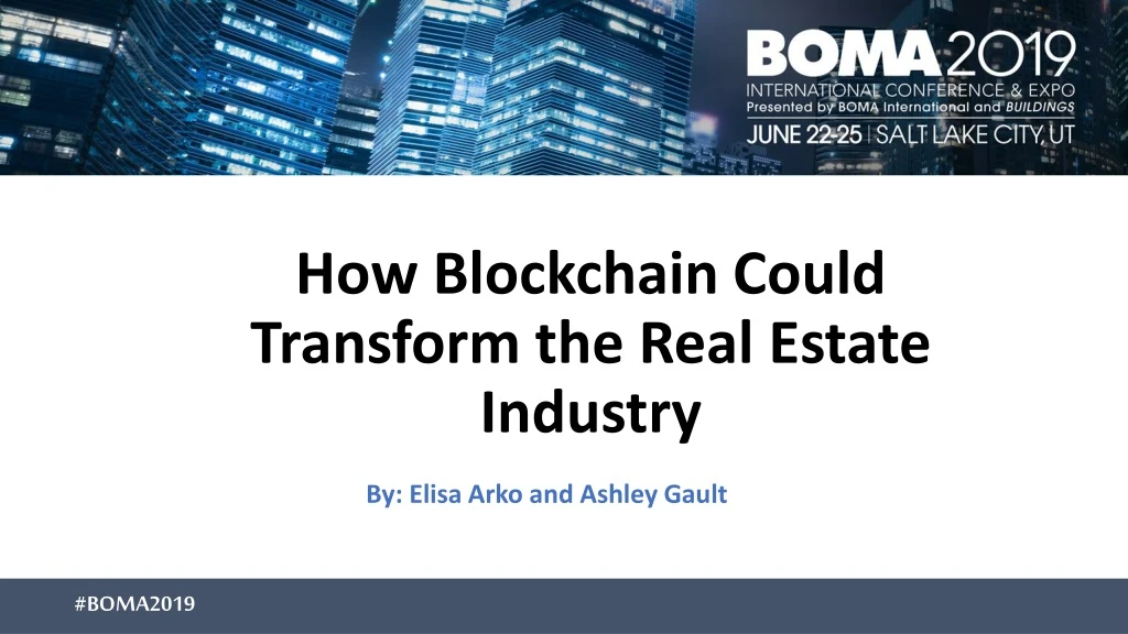 how blockchain could transform the real estate industry