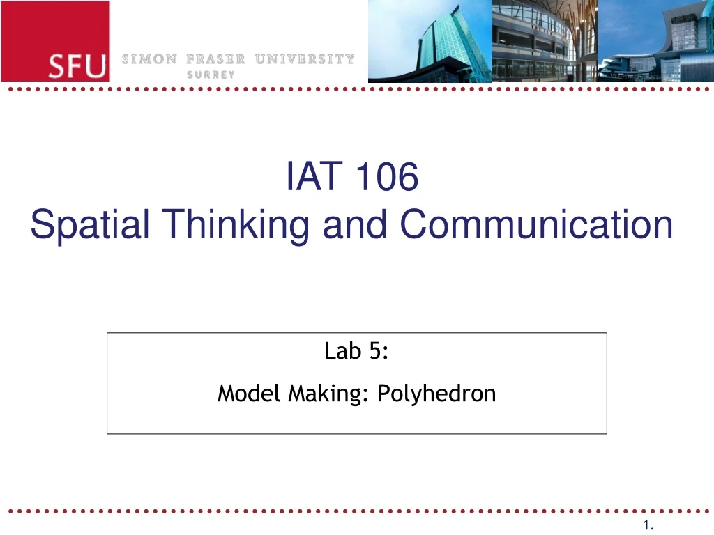 iat 106 spatial thinking and communication