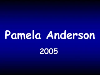 Pamela Anderson - slide 1