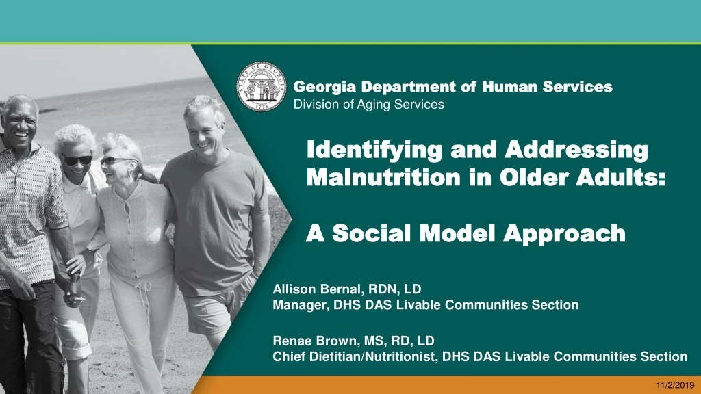 identifying and addressing malnutrition in older adults a social model approach