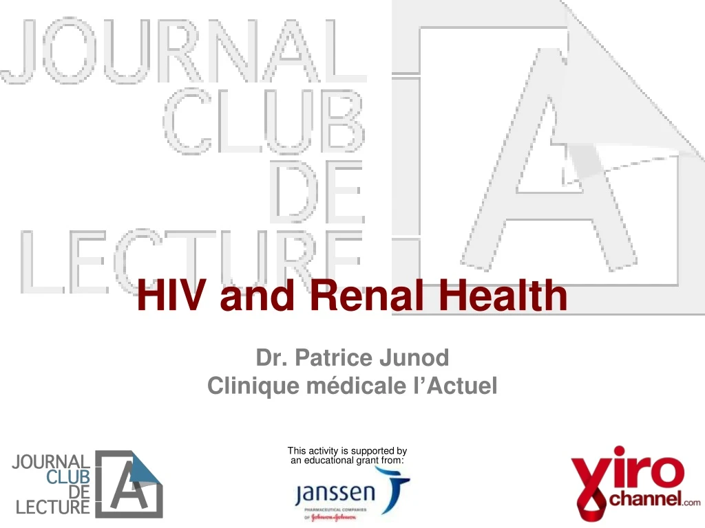 hiv and renal health