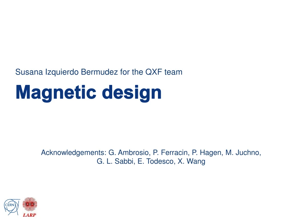 magnetic design
