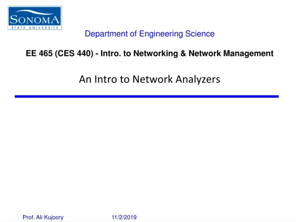 Network Analysis &amp; Sniffing