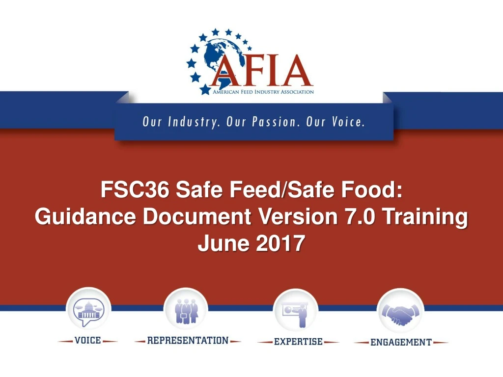 fsc36 safe feed safe food guidance document version 7 0 training june 2017