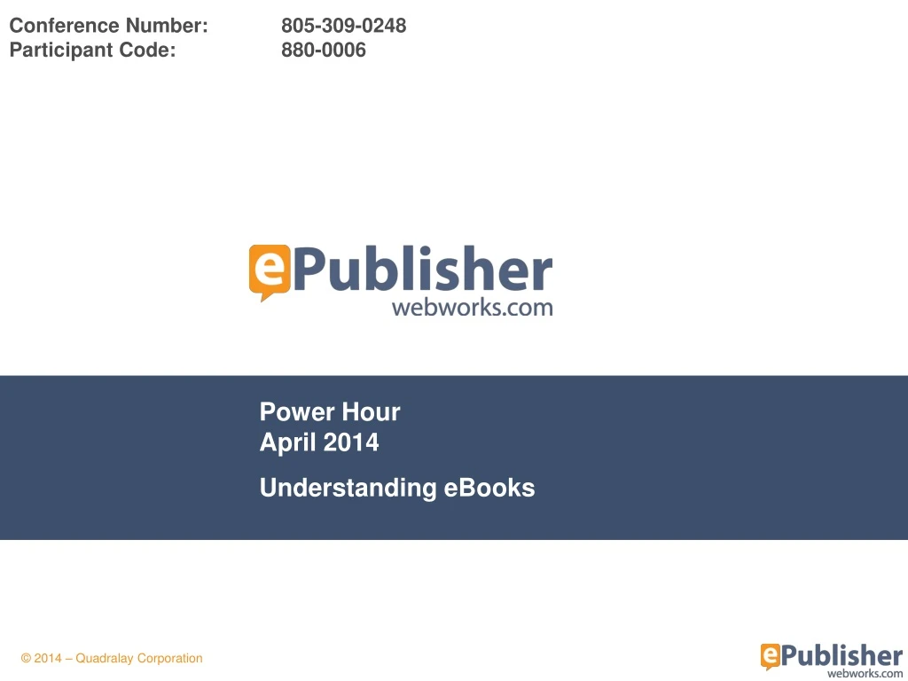 power hour april 2014 understanding ebooks