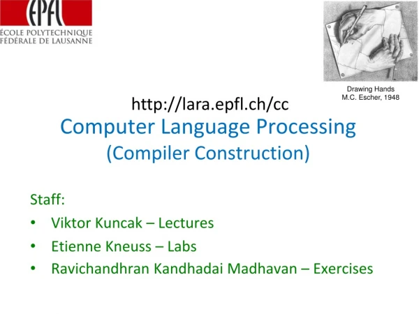 Computer Language Processing (Compiler Construction)