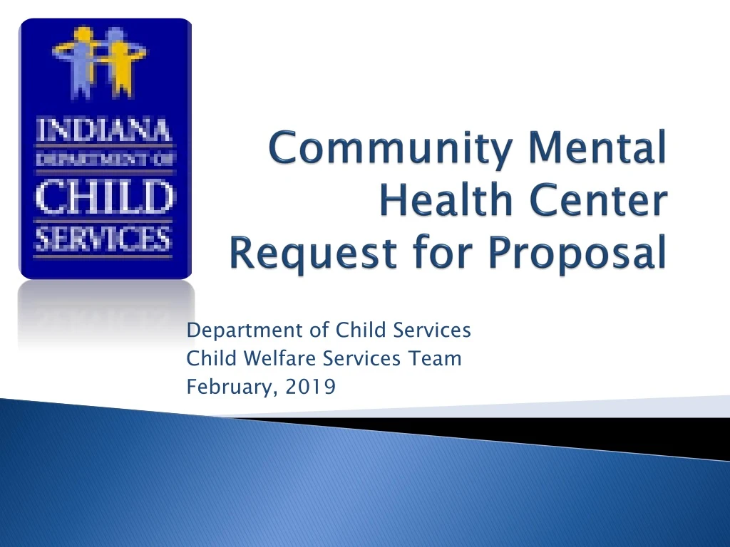 community mental health center request for proposal