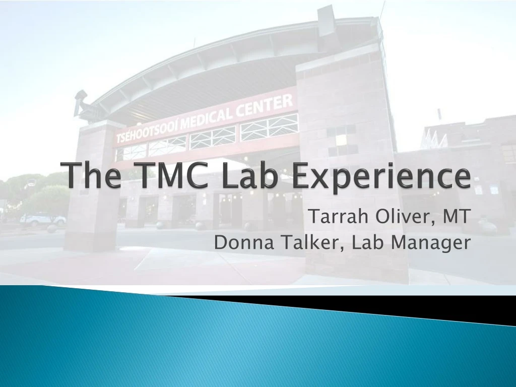 the tmc lab experience