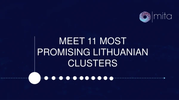 MEET 11 MOST PROMISING LITHUANIAN CLUSTERS