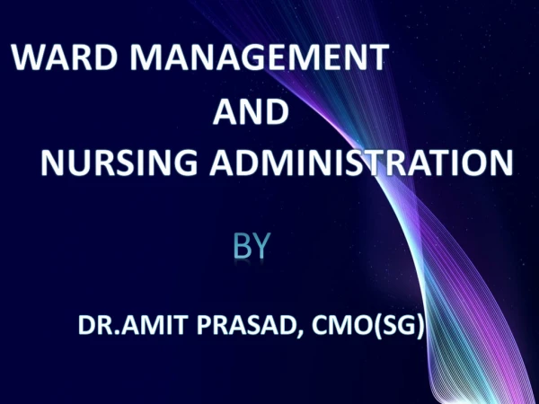 DR.AMIT PRASAD, CMO(SG)