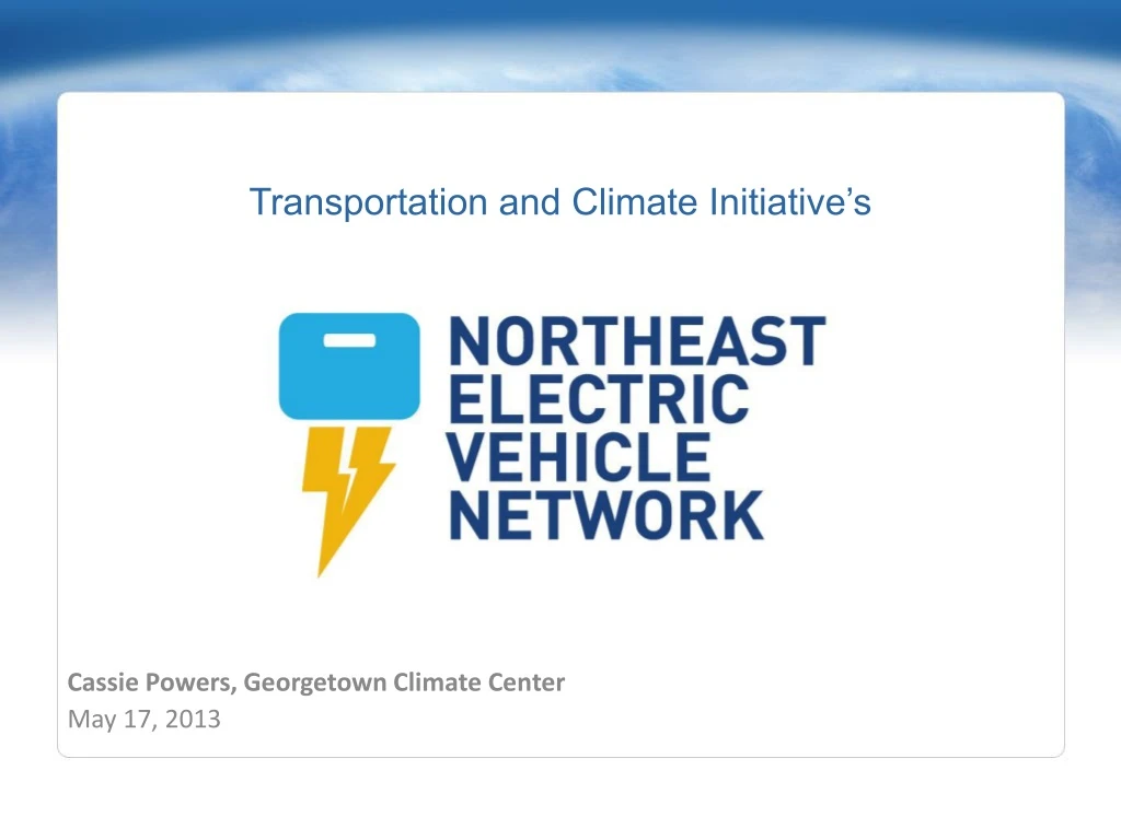 transportation and climate initiative s