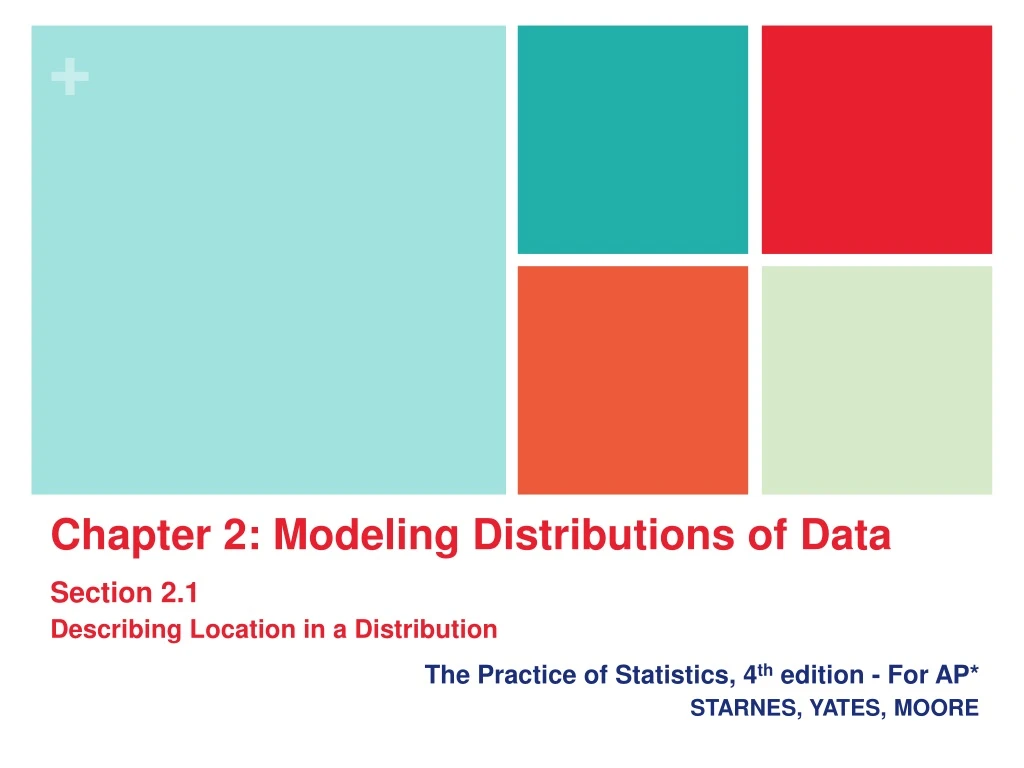 chapter 2 modeling distributions of data