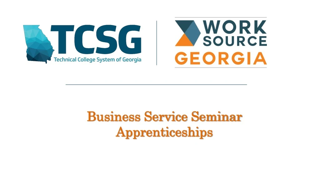 business service seminar apprenticeships