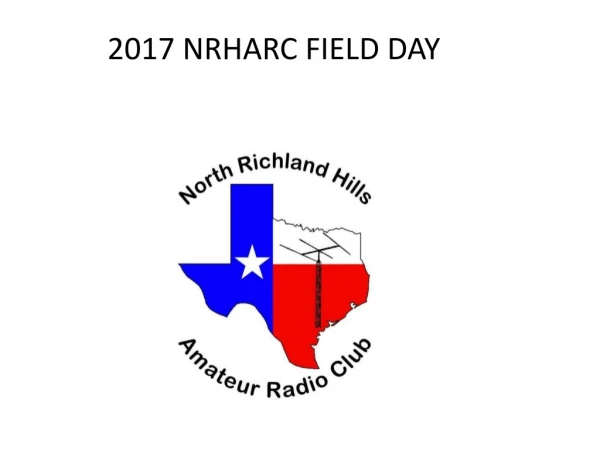 2017 NRHARC FIELD DAY